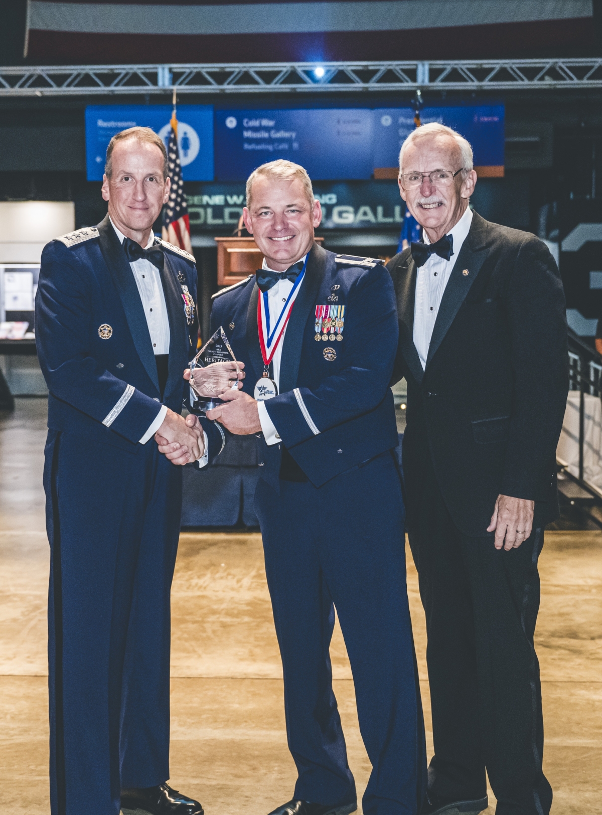 AF Ball (2023) - Colonel Chris Meeker receives AFA WMC's 'Heritage Award'