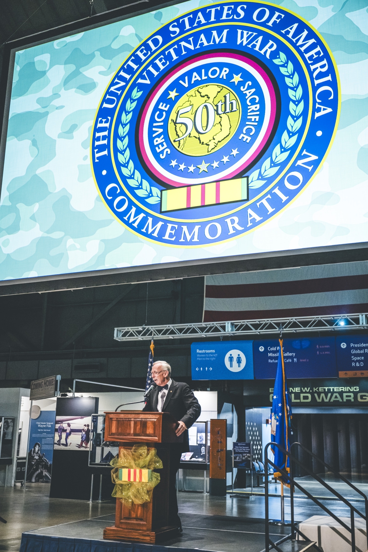 AF Ball (2023) - AFA WMC President David Babcock Speaks to the Audience About the 50th Anniv. of the End of the Viet Nam War