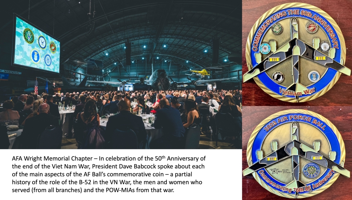 AF Ball (2023) - Coin and Celebration of the 50th Anniv. of the End of the Viet Nam War