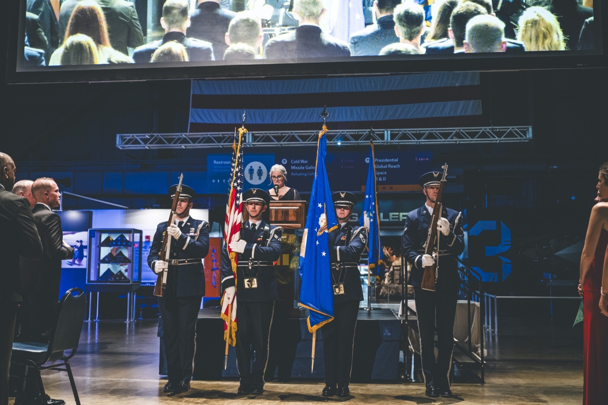 AF Ball (2023) - Honor Guard Presenting the Colors