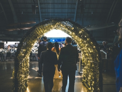 Entrance into the 'Ballroom) in NMUSAF Hanger 2