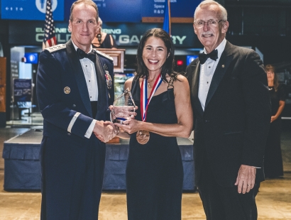 AF Ball (2023) - Elaine Bryant receives AFA WMC's 'Ambassaror Award'