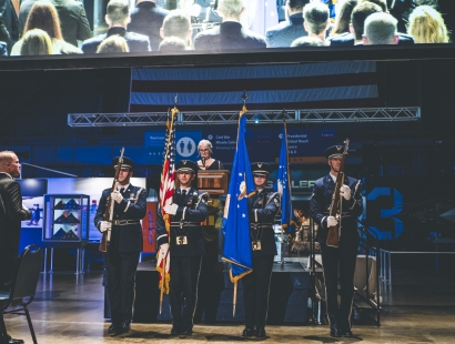 AF Ball (2023) - Honor Guard Presenting the Colors