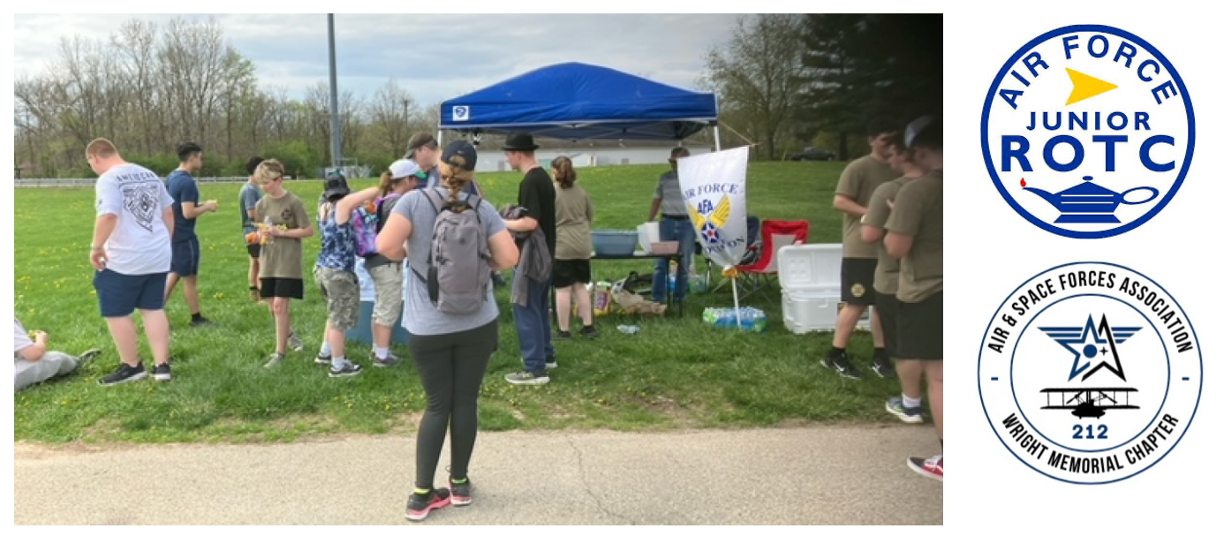 AFA WMC Sponsors JROTC Memorial to the Bataan Death March - a 16 mile Trek