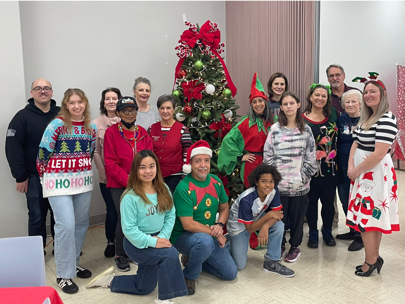 AFA WMC (and AFSA Kittyhawk Chapter) proudly co-hosted a Christmas Party at the Dayton VA Medical Center