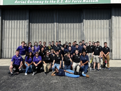 Group picture of the JROTC Cadets attending Air Camp